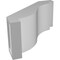 Ekena Millwork 5-in. W x 10-in. D x 10-in. H Copenhagen Architectural Grade PVC Knee Brace BRCP05X10X10CHG - alternate 3